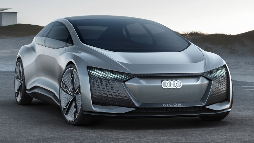 Audi Aicon Concept – Mẫu xe sang hoàn toàn tự hành của tương lai