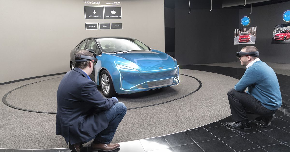 Kính thực tế ảo HoloLens được áp dụng vào thiết kế ô tô
