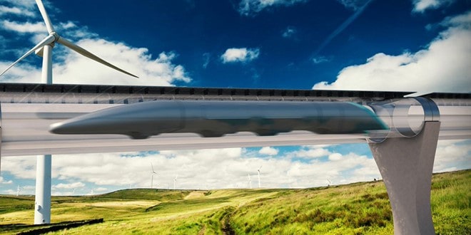 Hyperloop do công ty Tesla và SpaceX của Elon Musk đề xuất.