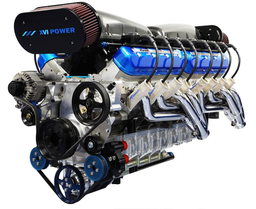 Động cơ V16 14 lít siêu khủng dành cho tàu thuyền có thể được lắp đặt trên ô tô