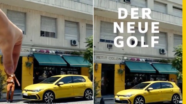 Chiếc xe Volkswagen Der Neue Golf 2020 dính phốt quảng cáo