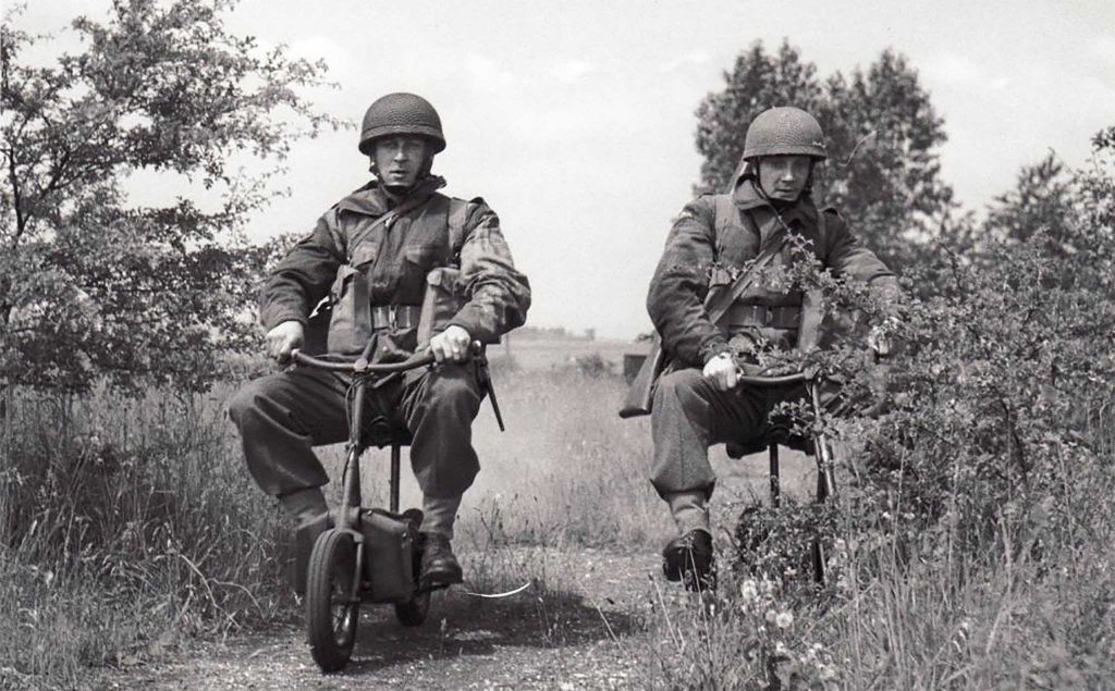 Xe máy mini Welbike được sử dụng trong thế chiến thứ II