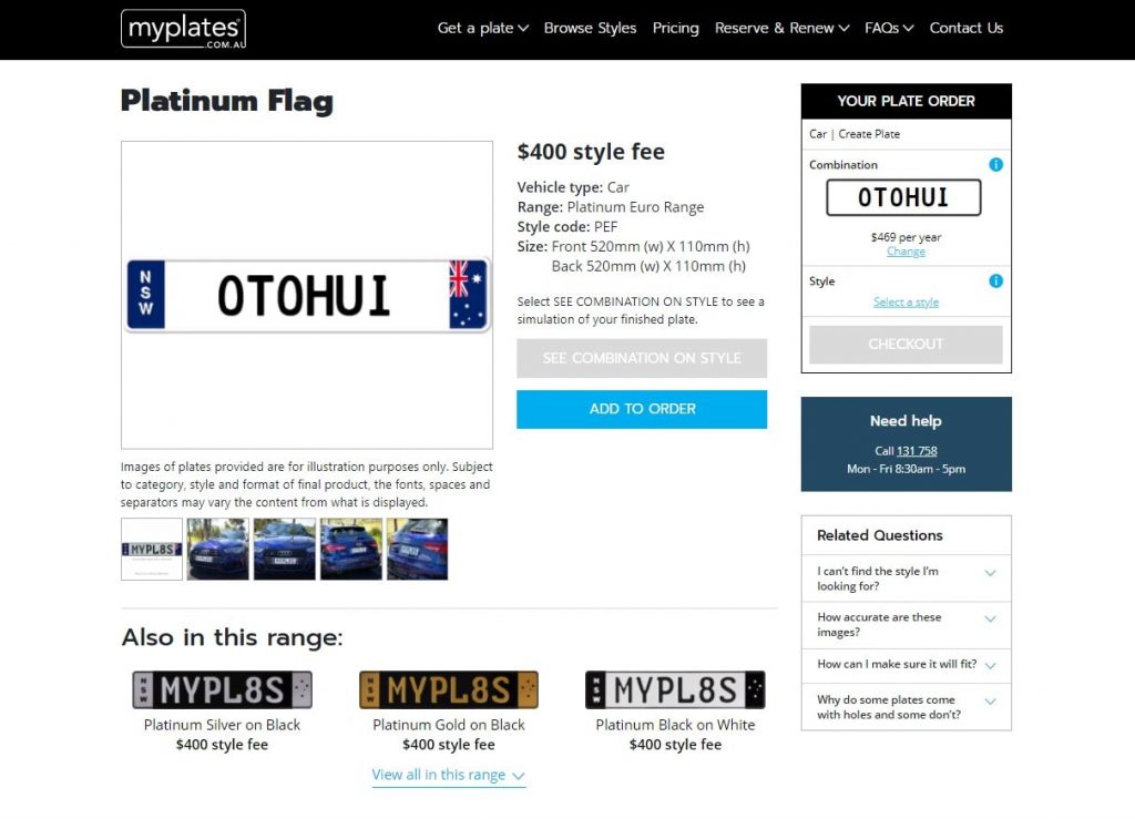 Biển số OTOHUI chọn biển mắc nhất giá 400$, theo thiết kế riêng