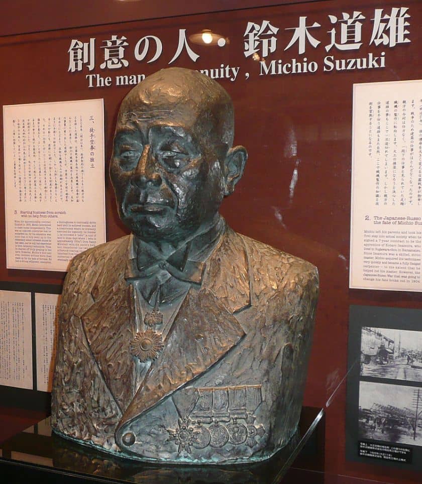 Bức tượng Michio Suzuki trong bảo tàng Suzuki tại Nhật bản