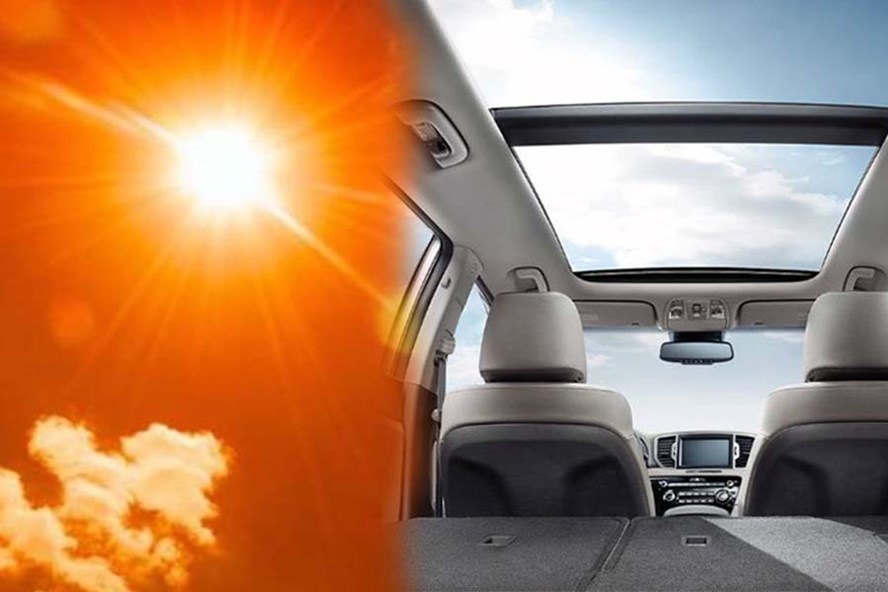 Cần làm gì khi cửa sổ trời khiến nhiệt độ trong ôtô tăng cao?