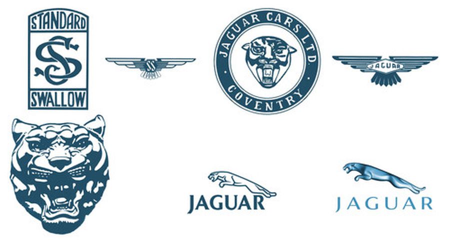 Logo Jaguar thay đổi theo từng thời kỳ