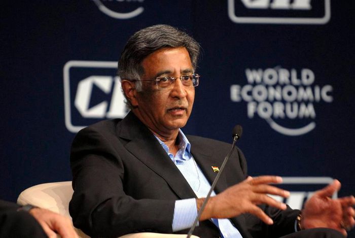 Chú thích ảnh: Baba Kalyani trong ngày đầu tiên của Hội nghị thượng đỉnh kinh tế Ấn Độ ở Mumbai, Ấn Độ

