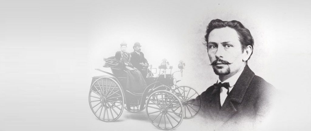 Carl Benz (1844 - 1929).