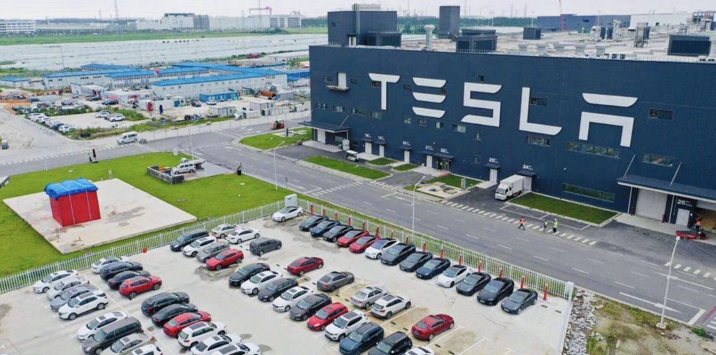 Nhà máy Tesla Gigafactory (Shanghai), Trung Quốc.