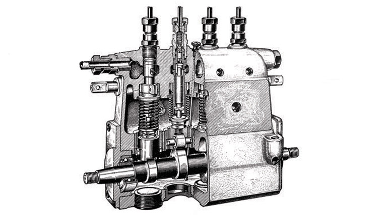 Nguyên lý hoạt động của bơm cao áp đơn kiểu Bosch trong động cơ diesel