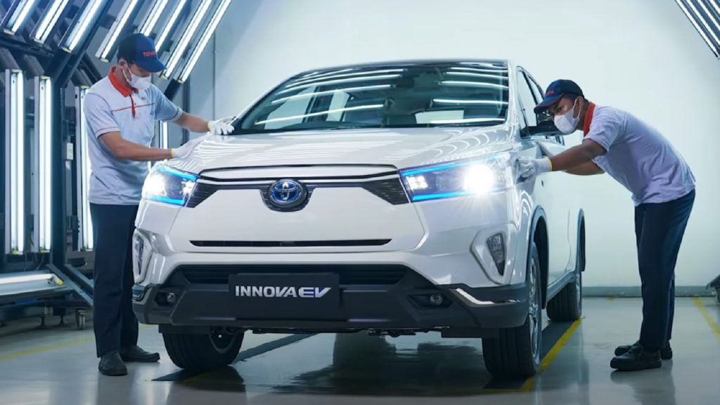 Xe điện Toyota Innova chỉ là phiên bản thử nghiệm của nhà sản xuất ô tô Nhật Bản để nghiên cứu.