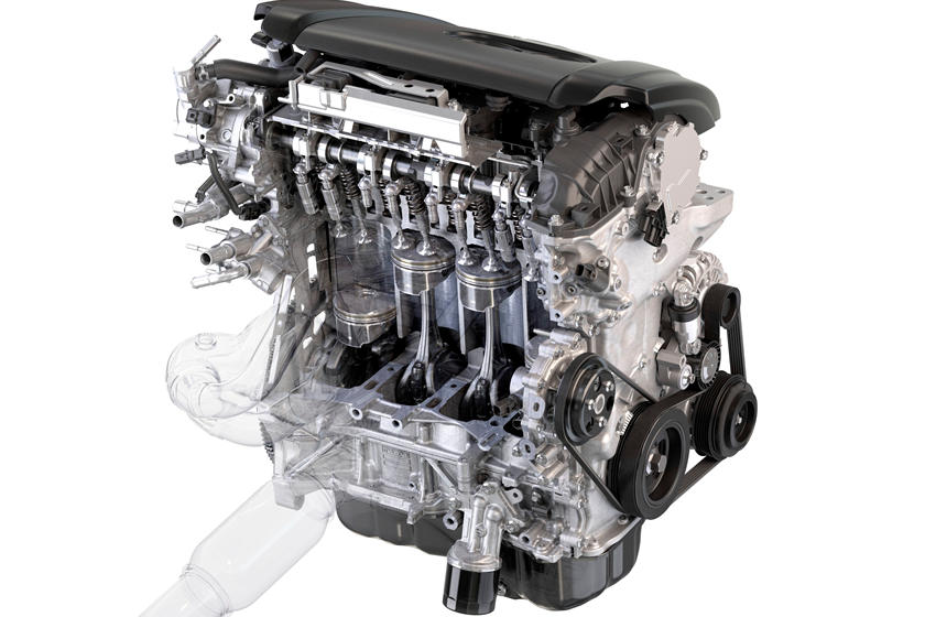 Khối động cơ 3 xylanh của Mazda với khả năng vô hiệu hóa xylanh.