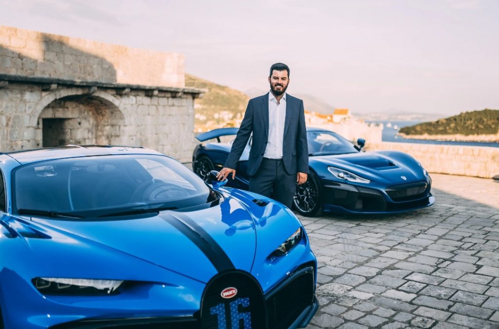 CEO Mate Rimac đồng sỡ hữu thương hiệu xe Rimac và Bugatti.