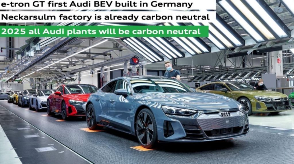 Nhà máy Neckarsulm của Audi tại Đức đã đạt mục tiêu carbon trung tính